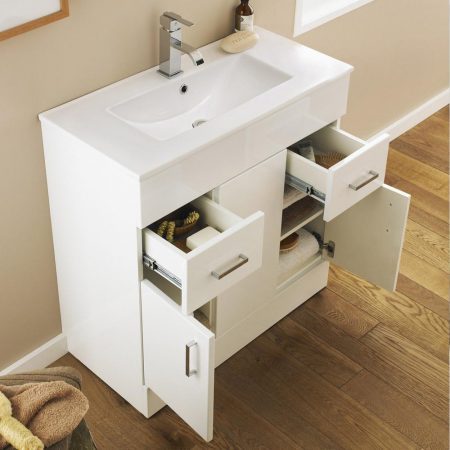 Floor standing vanity units gives a new look to your bathroom