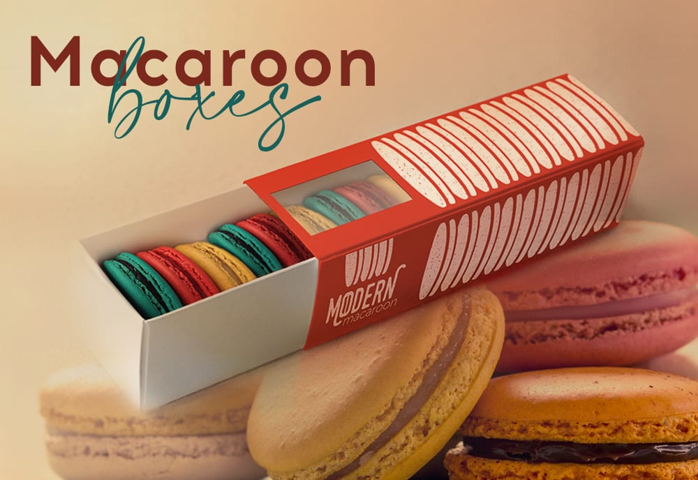 custom macaron boxes, 