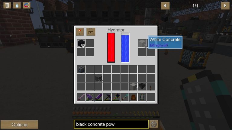 How to make Black Concrete in Minecraft?