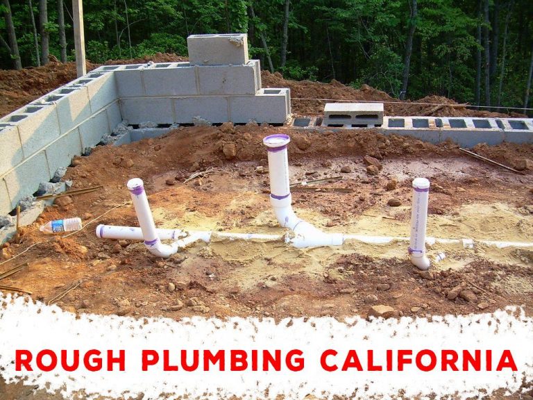 rough plumbing california