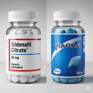 Sildenafil vs. Viagra
