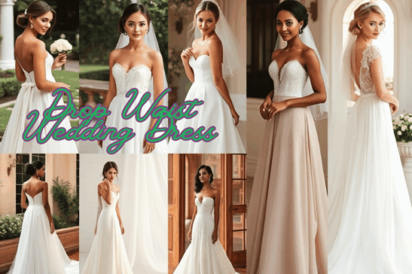 Drop Waist Wedding Dress: Guide About Guest Dress Ideas, Sleeved, Strapless, Plus Size & Vintage Styles