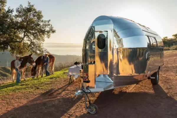 Bowlus bathroom: Luxurious Dry Bath for Luxury RV Travel 