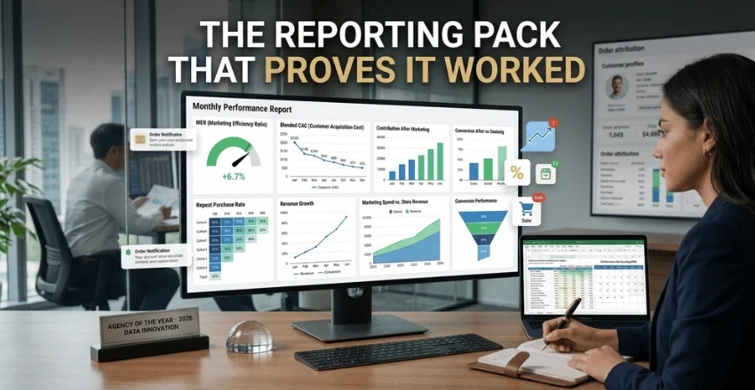 The reporting pack that proves it worked
