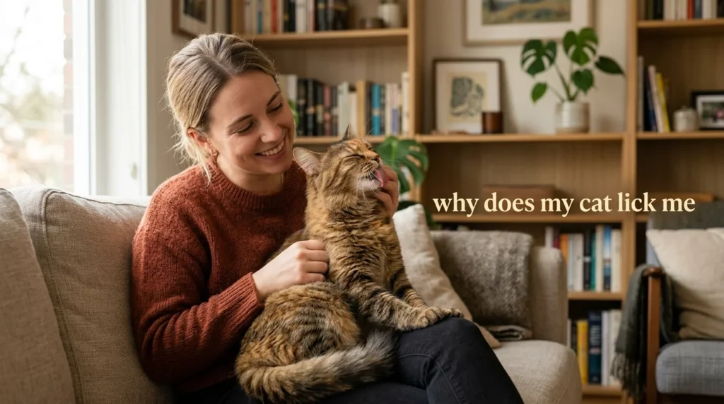 Why Does My Cat Lick Me? All You Need to Know About 7 Reasons Behind Your Cat’s Sandpaper Kisses and Behavior
