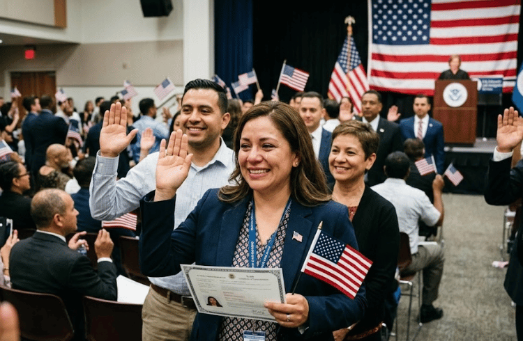 Oath Ceremony in the U.S.
