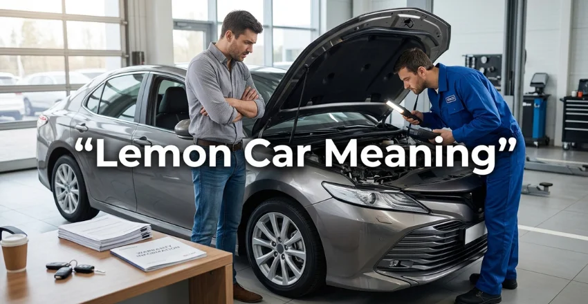 Lemon Car Meaning in U.S. Law: Everything You Need to Know About Defective Cars, Warning Signs, and Your Rights